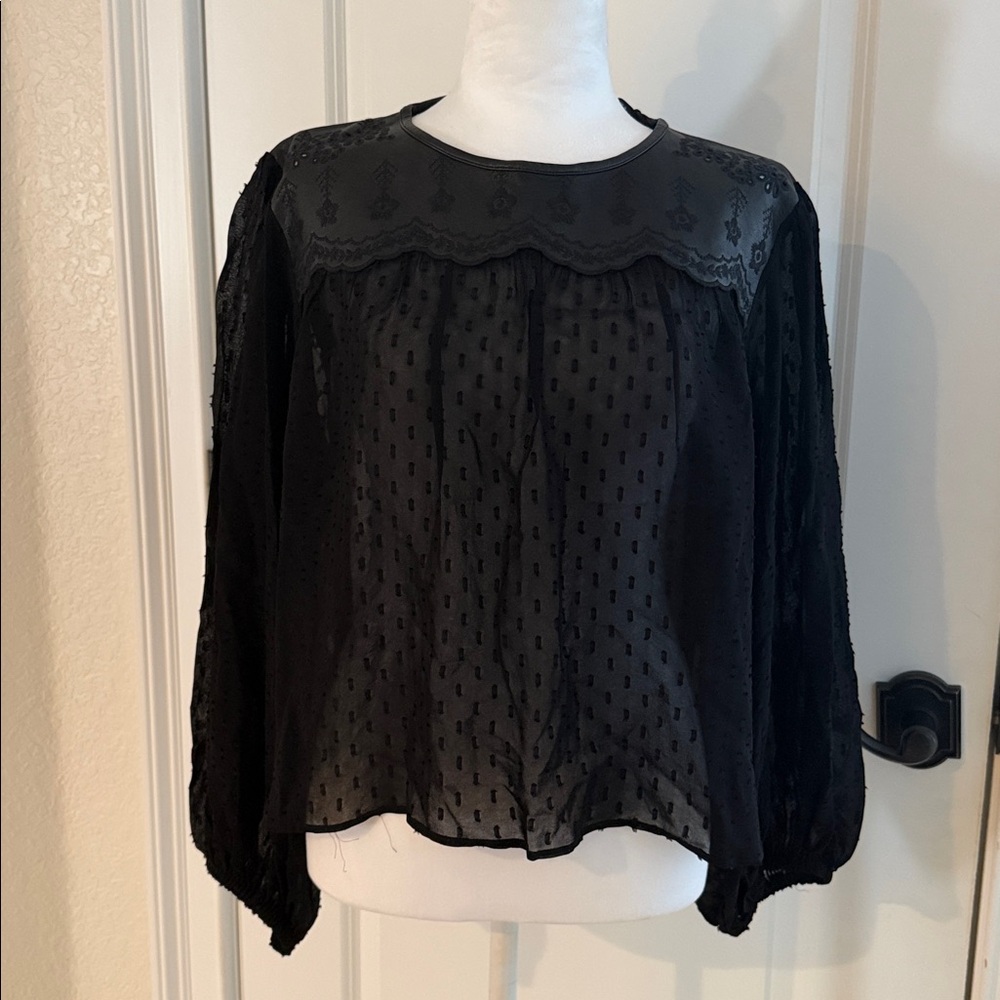 Zara baby doll shirt size XL NWT